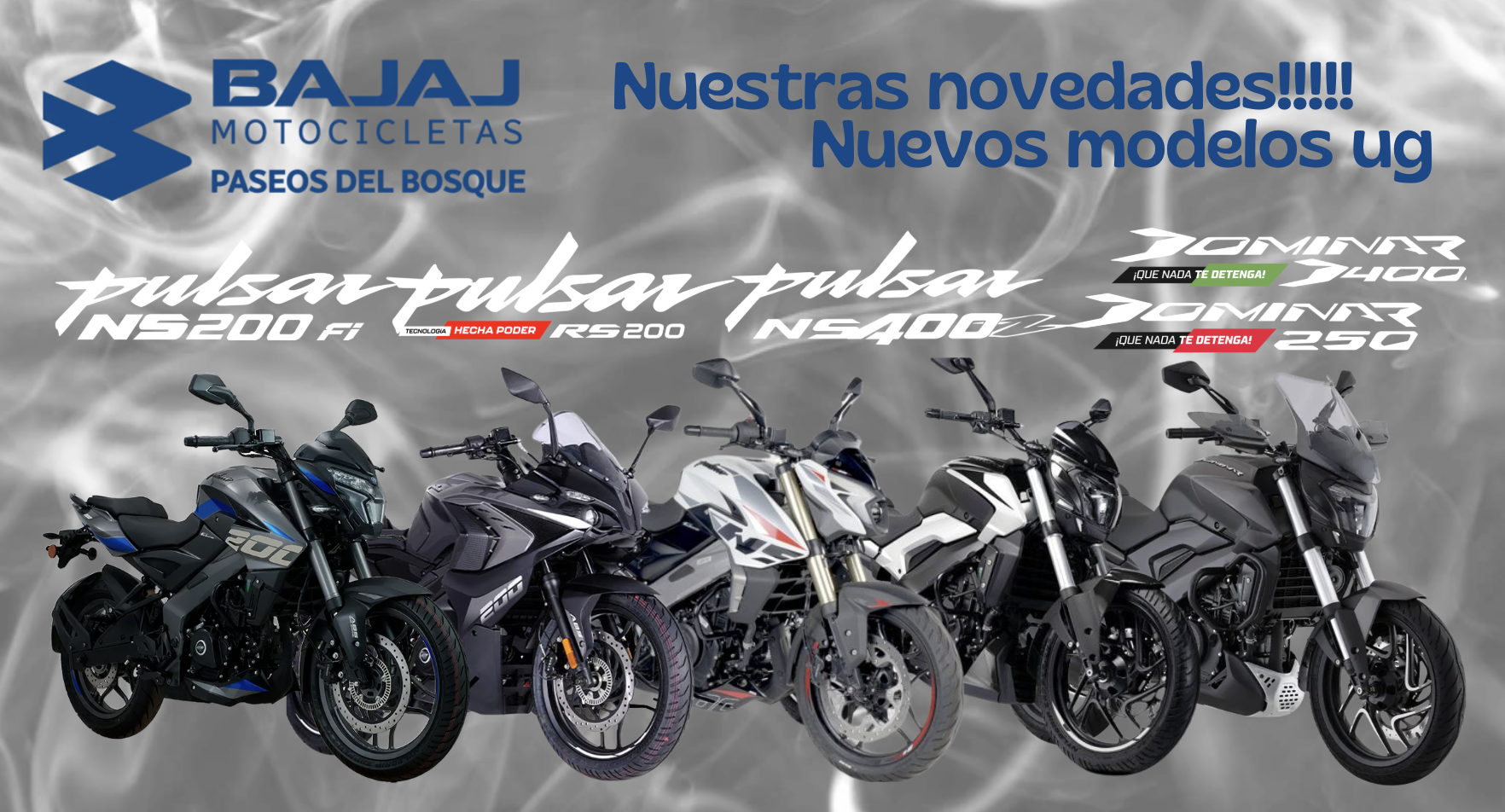Nuestras novedades Bajaj - Nuevos modelos UG